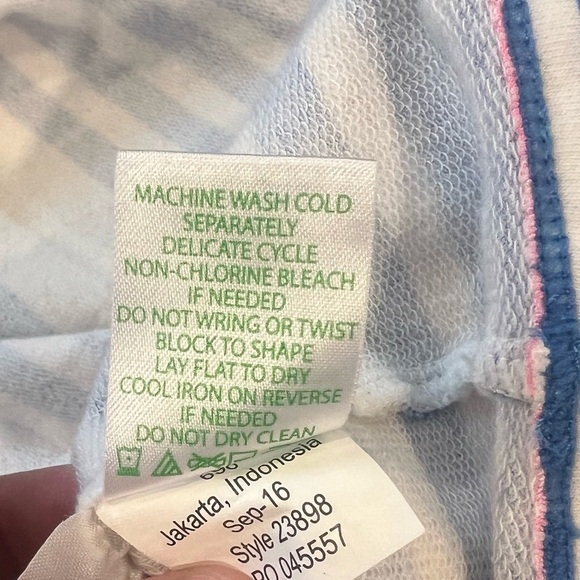 Lilly Pulitzer Lena Shift Dress Lapis Blue Tiki Stripe Stretch Medium
(M) - Picture 8 of 10